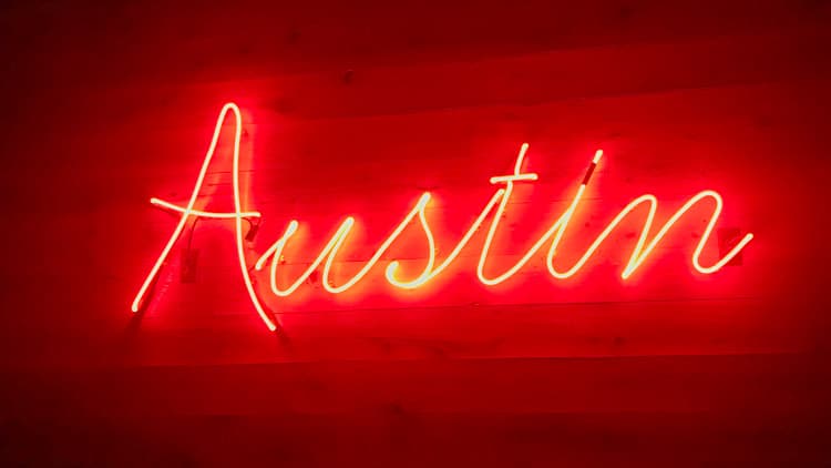 Austin Texas Neon Sign